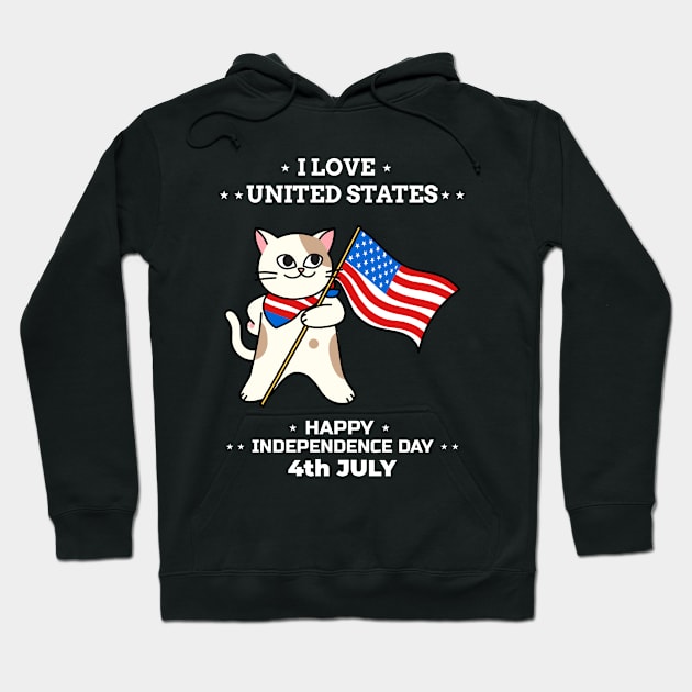 4th July USA Independence Day Hoodie by MONMON-75